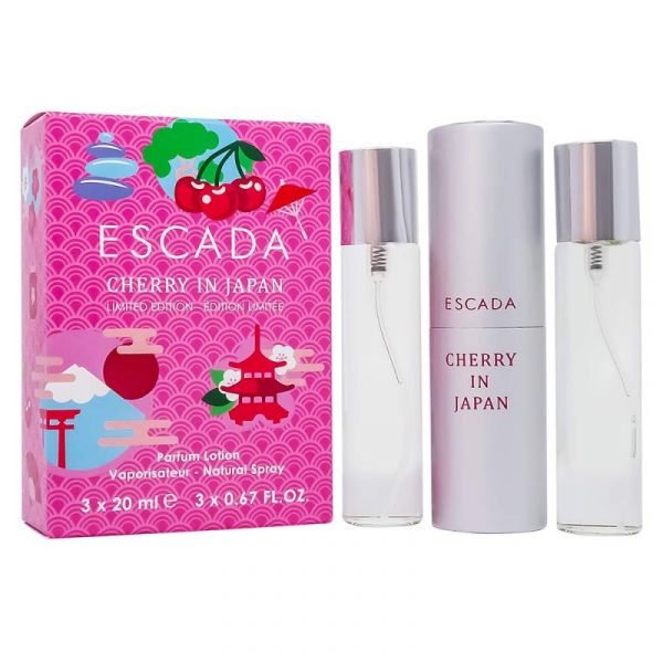 Escada Cherry in Japan, edp., 3x20ml